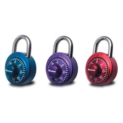 Master Lock 2 in. H X 7/8 in. W X 1-7/8 in. L Steel 3-Digit Combination Combination Padlock