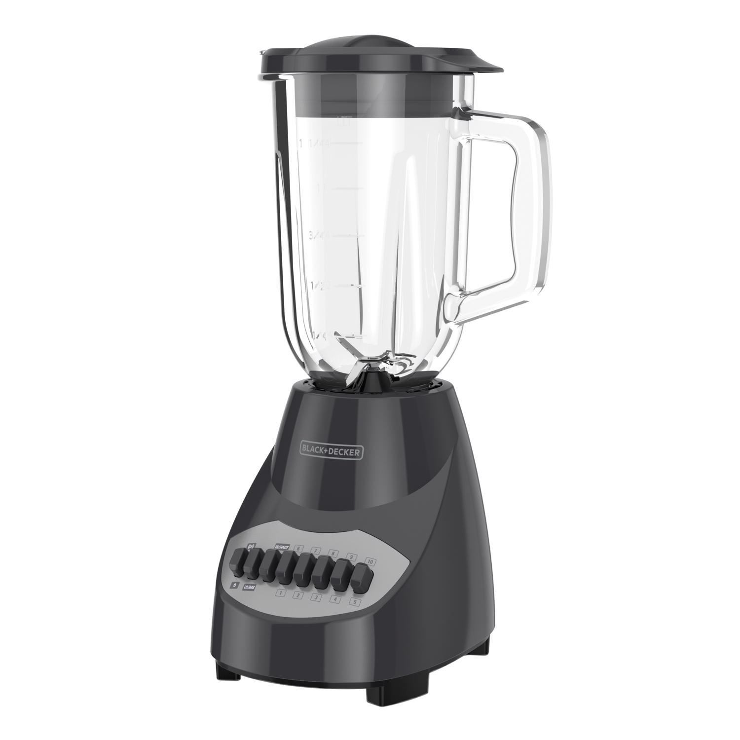 BLACK+DECKER Helix Performance 48 oz. 4-Speed Matte Black Blender