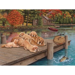 Cobble Hill Lazy Day On The Dock Jigsaw Puzzle 275 pc