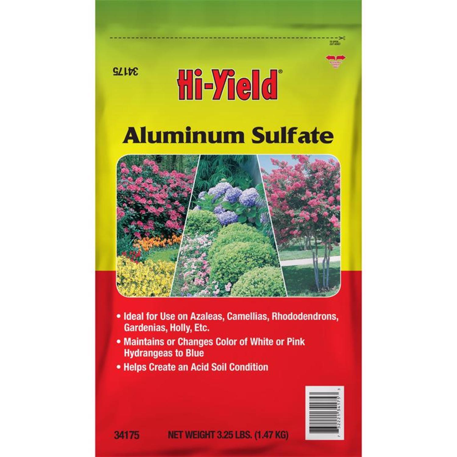 Hi-Yield Aluminum Sulfate 533 sq ft 4 lb