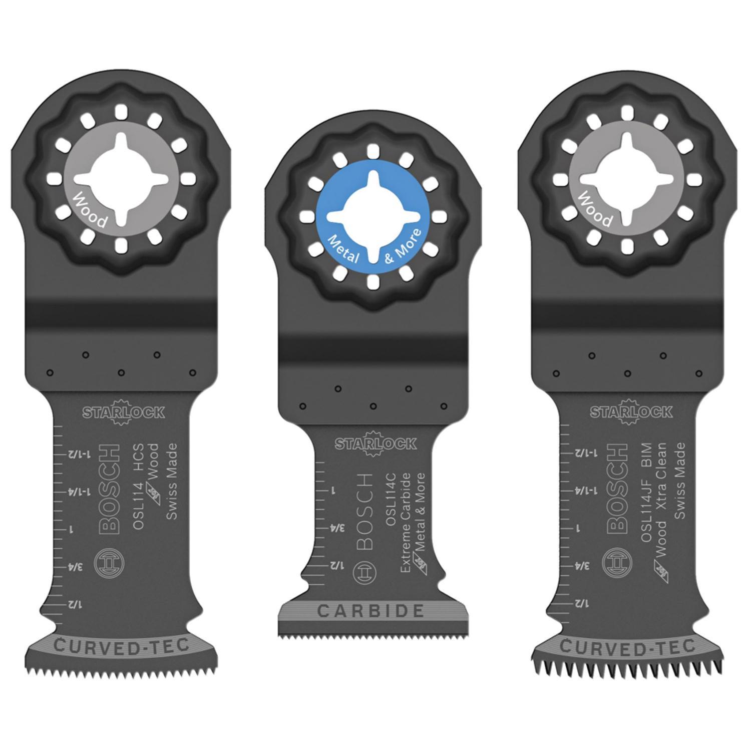Bosch 1-1/4 Oscillating Blade Set General Purpose Cuts 3 pk Sansujyuku sansujyuku.com