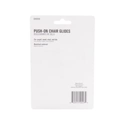 Projex Gray 1 in. Push-On Polymer Chair Glide 8 pk