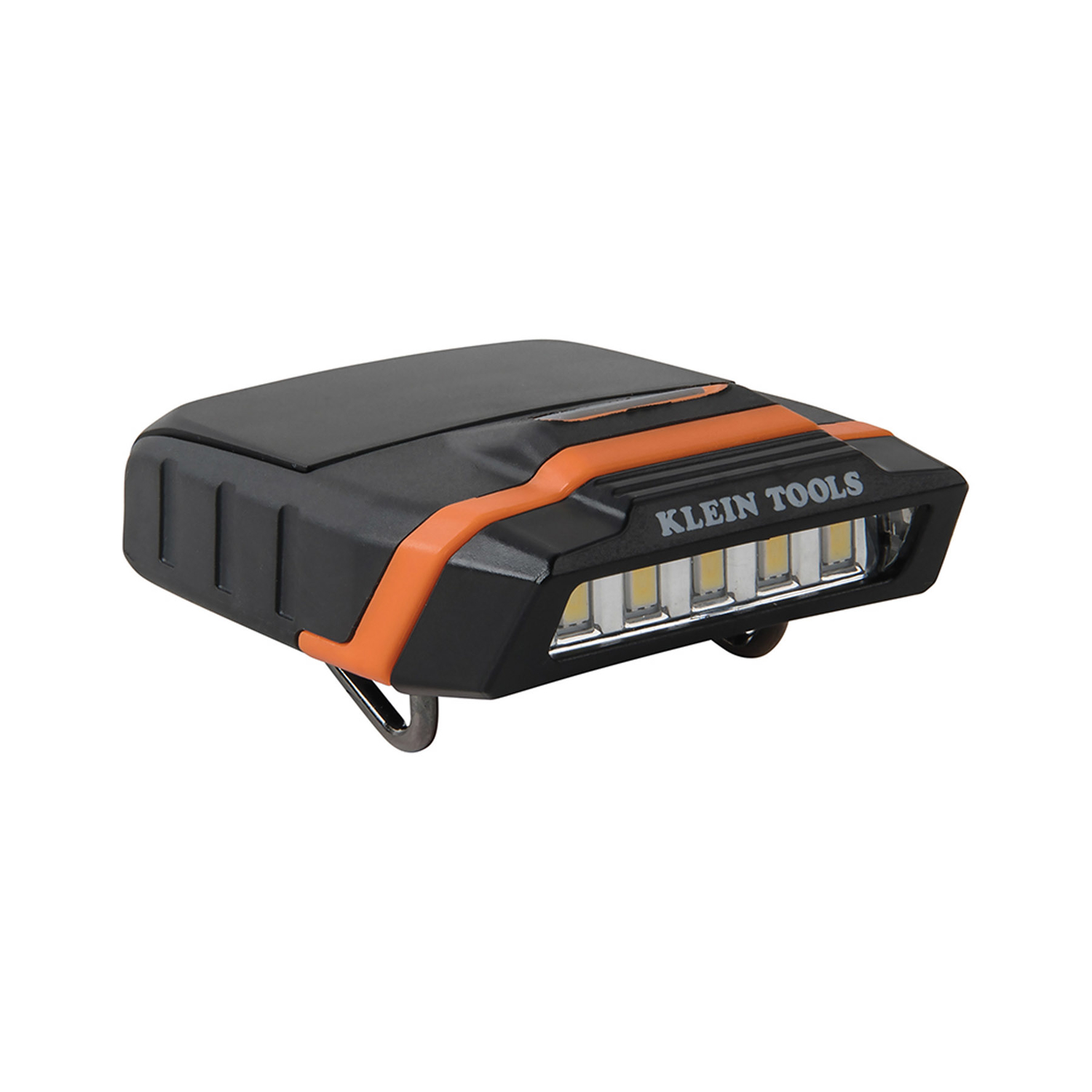 Photos - Torch Klein Tools 125 lm Black/Orange LED Cap Light AAA Battery 56402 