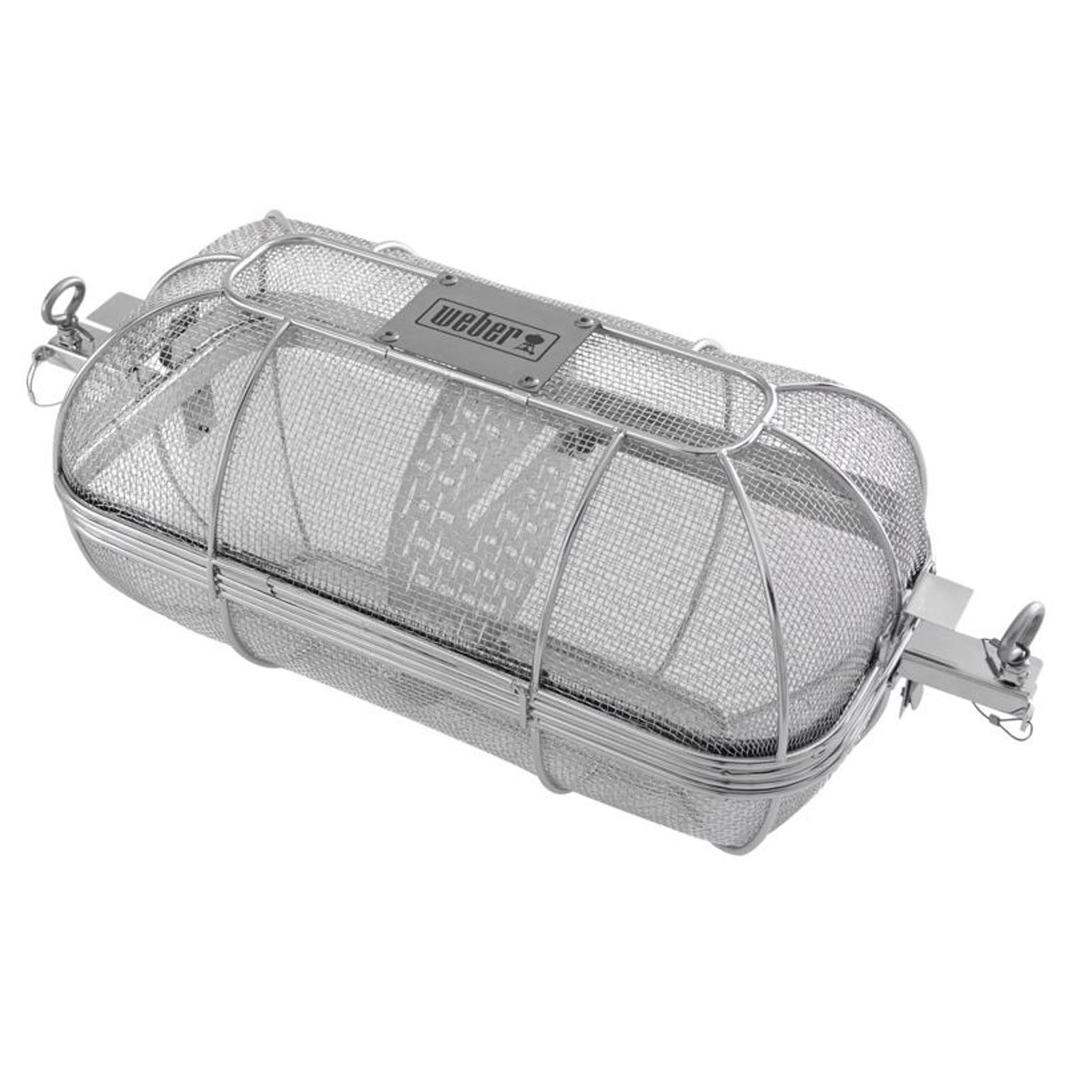 Weber Stainless Steel Crisping Basket 18.95 in. L X 7.9 in. W 1 pk Sansujyuku sansujyuku.com