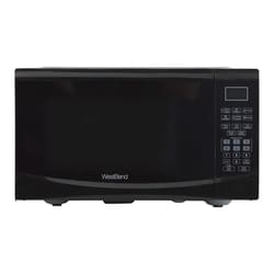 West Bend 0.9 cu ft Black Microwave 900 W