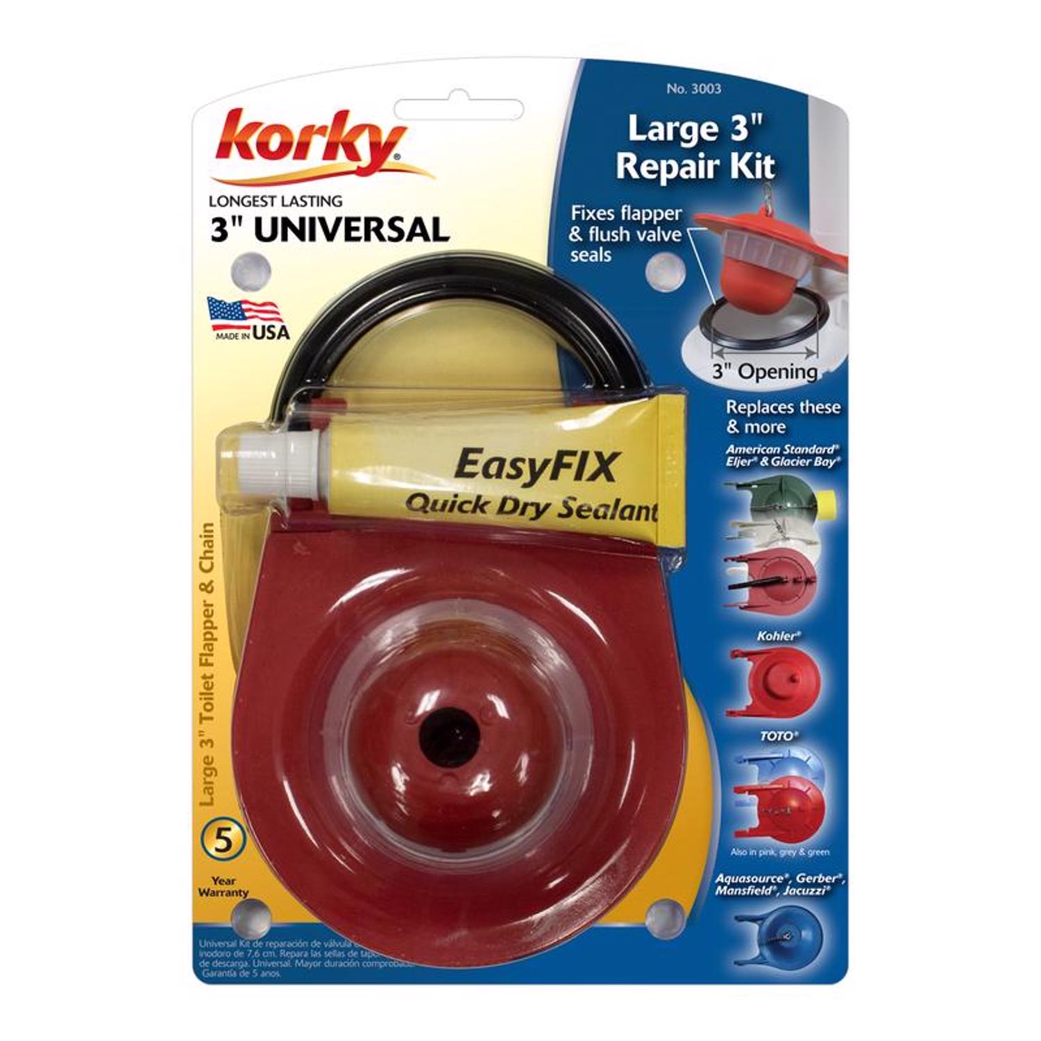 Photos - Other sanitary accessories Korky EasyFix Repair Kit For Universal 3003BP