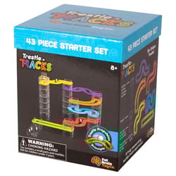 Fat Brain Toy Trestle Tracks Builder Set Multicolored 43 pc