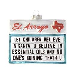 El Arroyo Multi-Colored Let Believe In Santa. U Believe In Essential Oils And No One's Ruining That