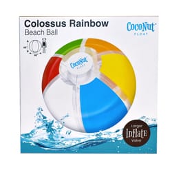 CocoNut Float Rainbow PVC/Vinyl Inflatable Colossus Beach Ball