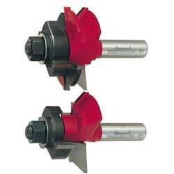 Freud 2-1/8 in. D X 2-1/8 in. X 3-3/8 in. L V Panel Router Bit Set 2 pc