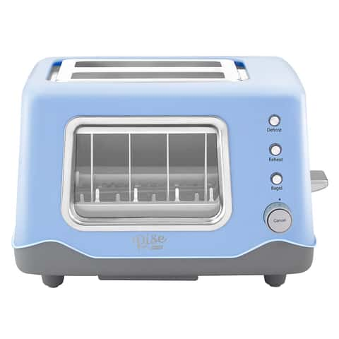 Rise by Dash 6056038 2 Slot Toaster Blue