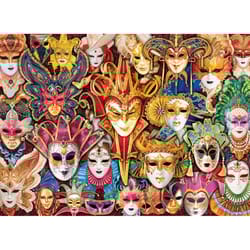 Eurographics Venetian Mask Jigsaw Puzzles Multicolored 1000 pc