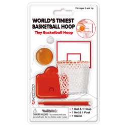 World's Tiniest Tiny Basketball Hoop Multicolored 5 pc