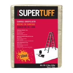 Trimaco SuperTuff 9 ft. W X 12 ft. L 10 oz Canvas Drop Cloth 1 pk