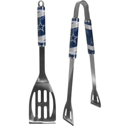 Siskiyou Sports NFL Stainless Steel Multicolored Grill Tool Set 2 pc