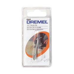 Dremel 1/4 in. X 1-1/2 in. L High Speed Steel High Speed Router Bit 1 pk