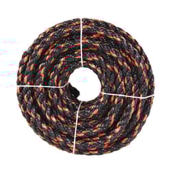 Koch Industries 3/8 in. D X 50 ft. L Black/Orange Twisted Polypropylene Rope