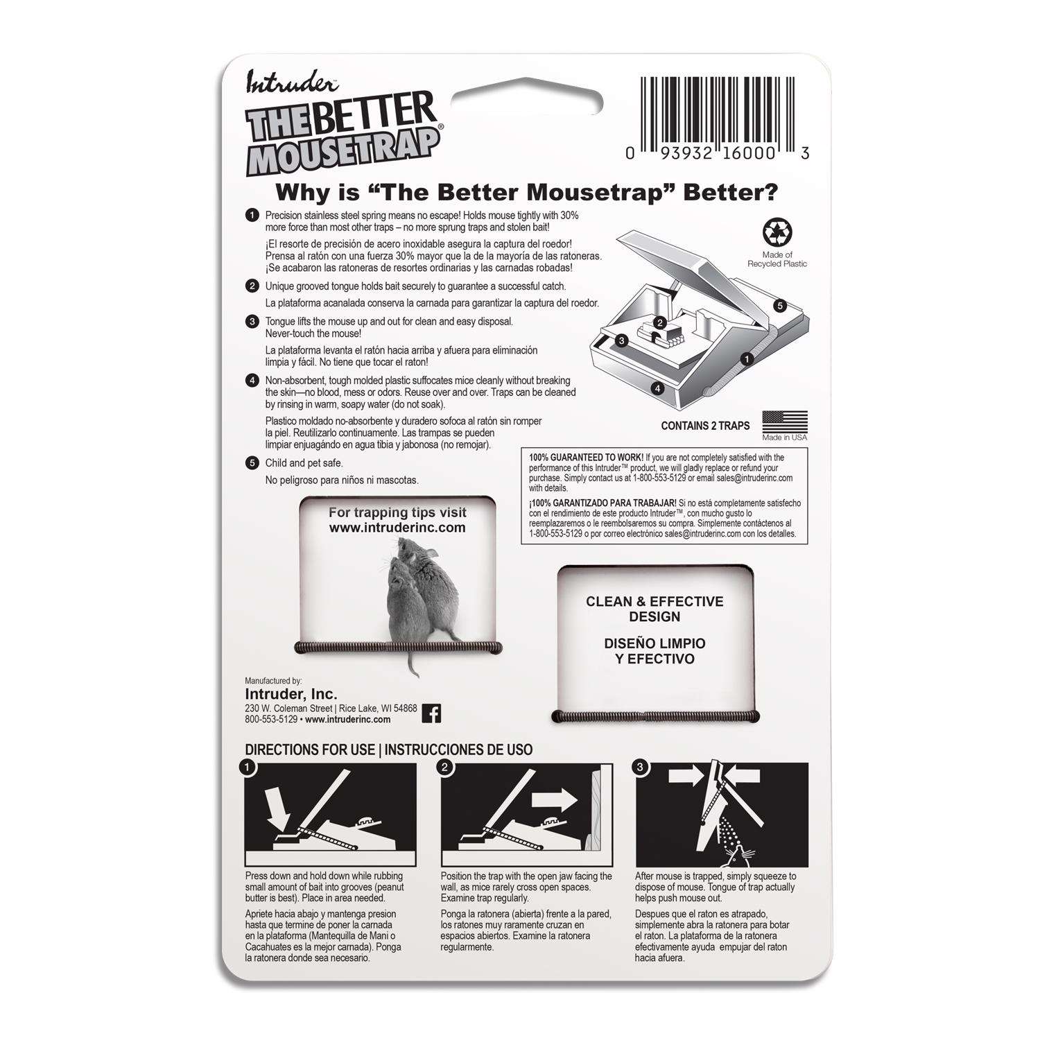Intruder 16000 The Better Mousetrap, Pack of 2