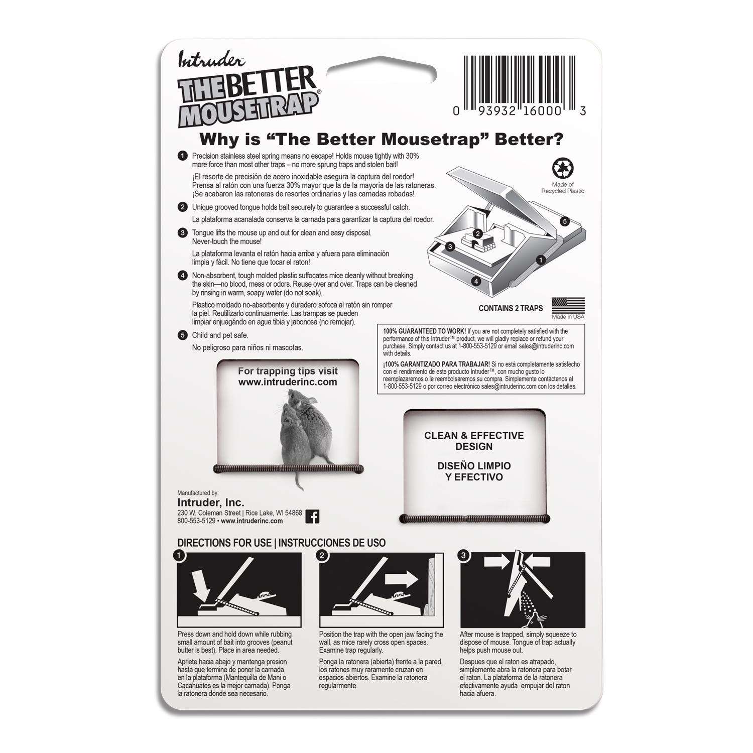 D - Con Ultra Set Covered Snap Trap 1 Ct. (Pack of 5)