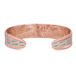 Montana Silversmiths Women's Emma's Sunlight Cuff Rose Gold Bracelet One Size Fits Most