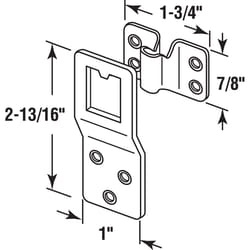 Prime-Line 2-13/16 in. L Silver Steel Hangers 2 pc