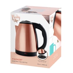 Pinky Up Metallic Stainless Steel 56 oz Electric Tea Kettle