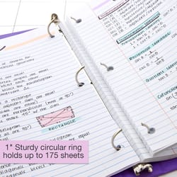 Bazic Products 1 in. W X 9.96 in. L 3-Ring Assorted View Binder Collection