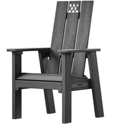 Breeo X Series Gray HDPE Frame Adirondack Chair