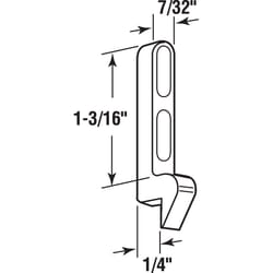 Prime-Line Zinc-Plated Cast Metal Latch Strike 2 pk