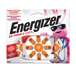 Energizer Zinc Air 13 1.4 V Hearing Aid Battery 24 pk