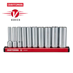 Craftsman V-Series 1/4 in. drive S Metric 6 Point Deep Socket Set 10 pc