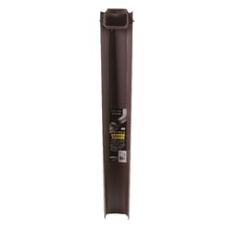 Amerimax Dripper Flipper 2.5 in. H X 4.5 in. W X 30 in. L Brown Vinyl Downspout Extension