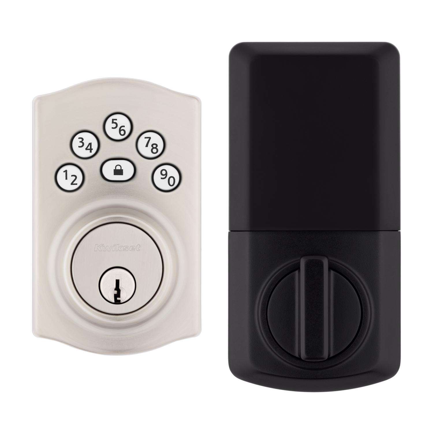 Kwikset Satin Nickel Metal Electronic Keypad Entry Lock Ace Hardware