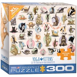 Eurographics Yoga Kittens Jigsaw Puzzles Multicolored 300 pc