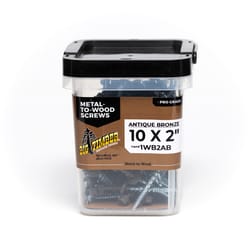 Big Timber No. 10 Sizes X 2 in. L Hex Drive Hex Washer Head Roofing Screws 1 lb 100 pk