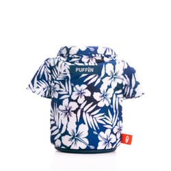 Puffin Drinkwear The Aloha 12 oz Blue Polyester Sailor Floral Can Holder