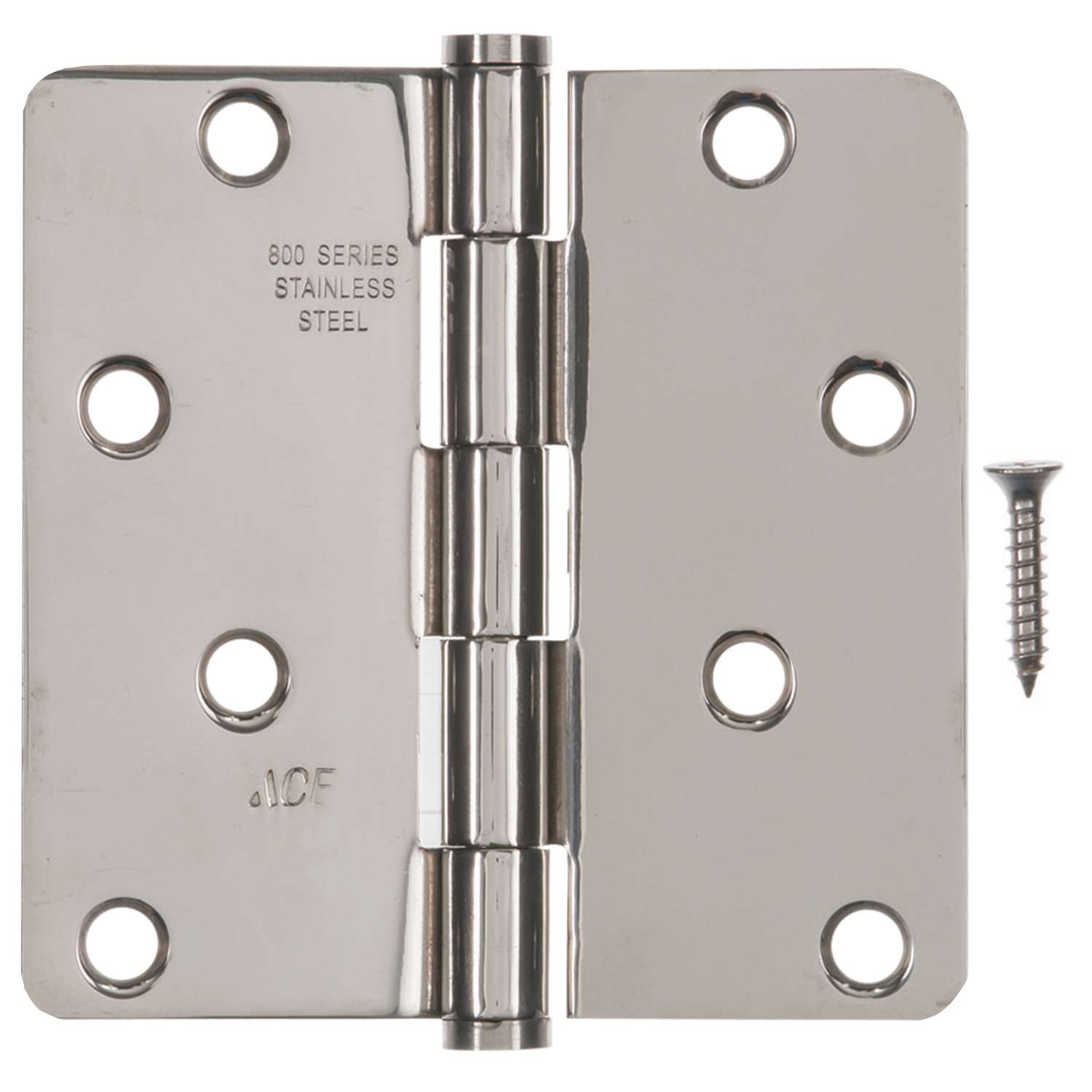 Ace 4 in. L Stainless Steel Residential Door Hinge 1 pk Ace Hardware