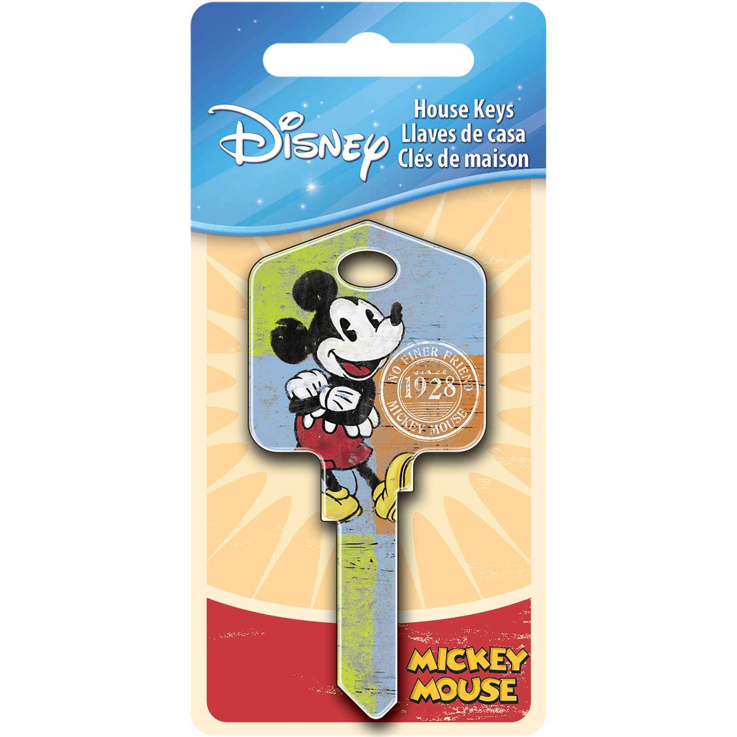 UPC 845849003023 product image for Howard Keys Disney Mickey Mouse House Key Blank Single sided For Kwikset and Tit | upcitemdb.com