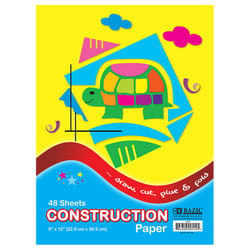 Bazic Products 9 in. W X 12 in. L Construction Paper 48 sheet