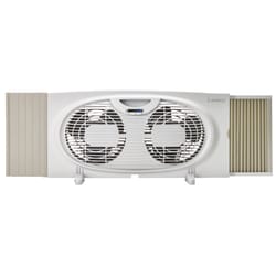 Lasko 10.15 in. H 2 speed Twin Window Fan