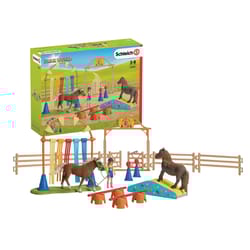 Schleich Farm World Pony Agility Training Toy Multicolored