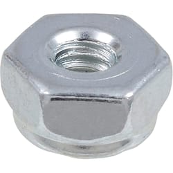 HILLMAN 6-32 in. Zinc-Plated Steel USS Nylon Lock Nut 100 pk