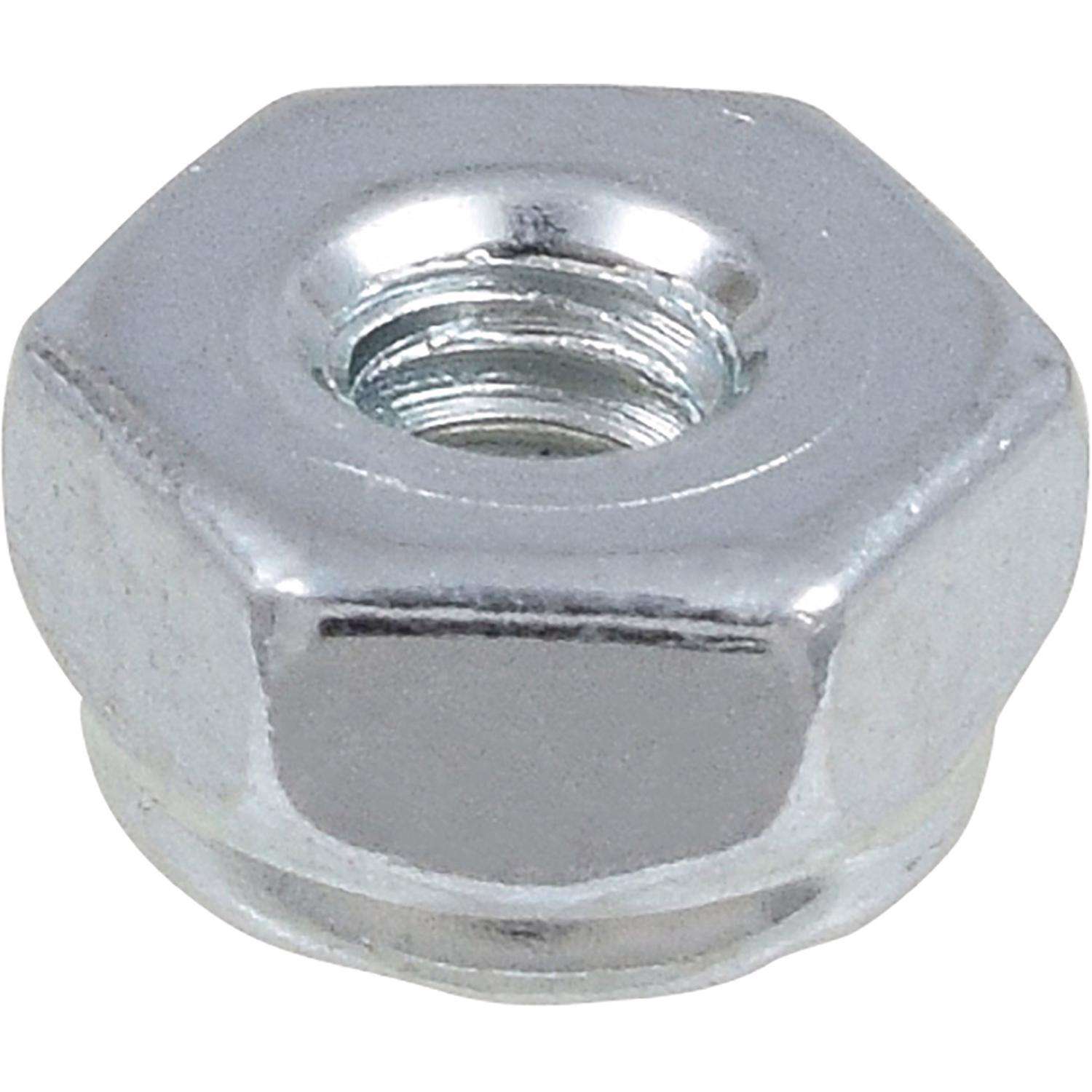 Hillman #6-32 Zinc-Plated Steel USS Nylon Lock Nut 100 pk