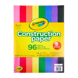 Crayola 12 in. W X 9 in. L Construction Paper 96 pk