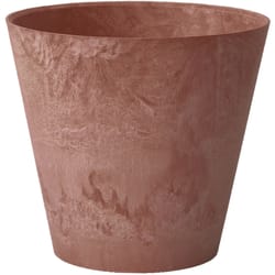 Novelty ArtStone 6 in. H X 6.4 in. W X 6.4 in. D X 6.4 in. D Resin Napa Planter Rust