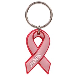 HILLMAN Breast Cancer Awareness Plastic Pink Keychain