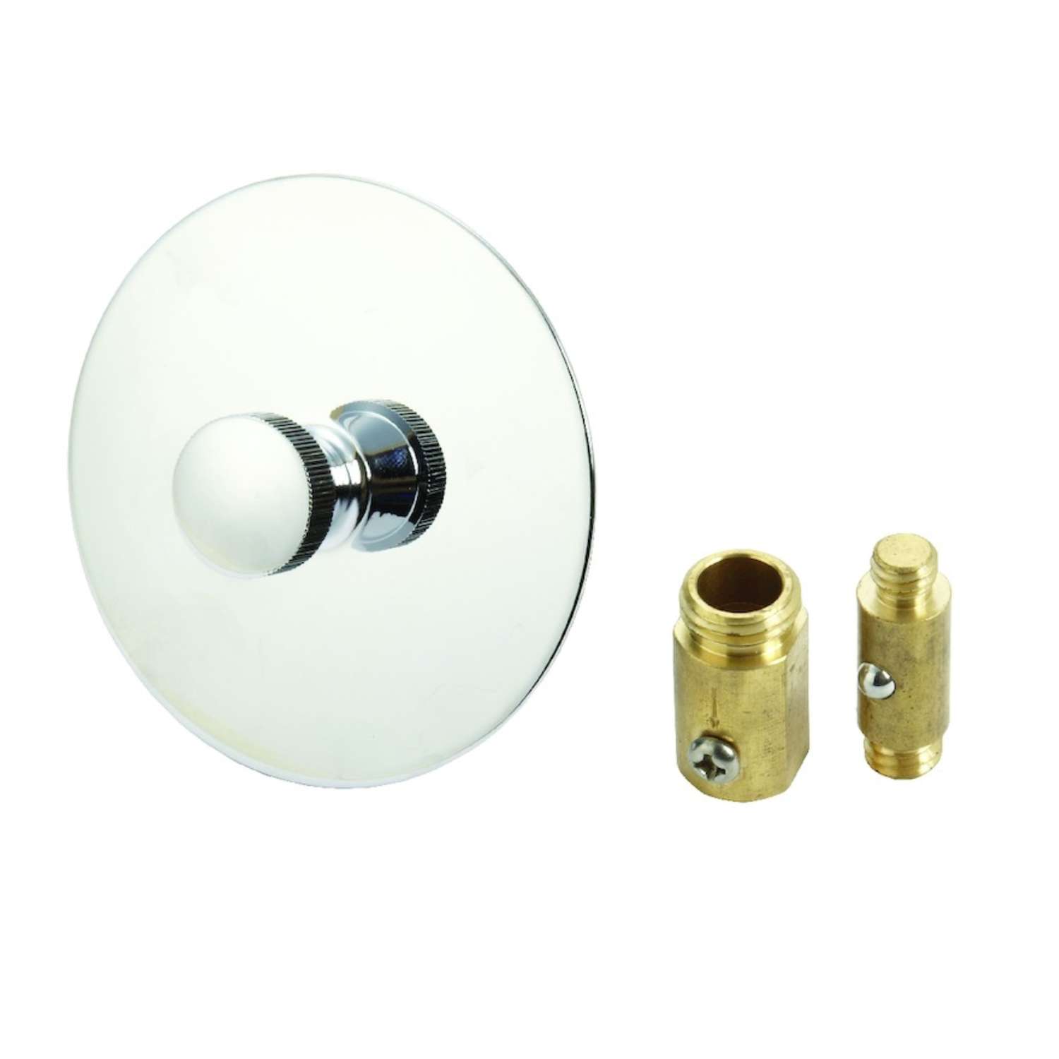 Ace MultiSize in. Dia. Chrome Brass Tub Stopper Ace Hardware
