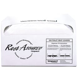 Impact Rest Assured Flushable Toilet Seat Covers