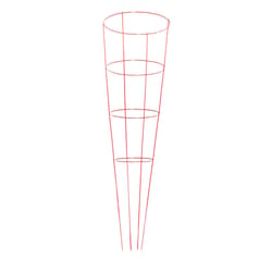 Glamos Wire 54 in. H X 16 in. W X 16 in. D Red Steel Tomato Cage
