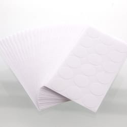 Bazic Products 3/4 in. H X 3/4 in. W Round White Multipurpose Label 504 pk
